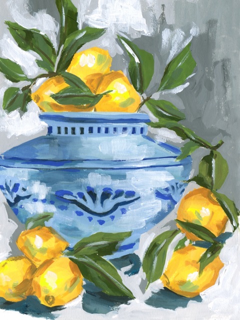 Indigo & Lemon I