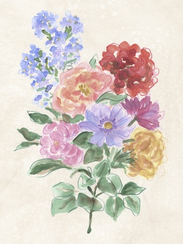 Blooms on Parchment II