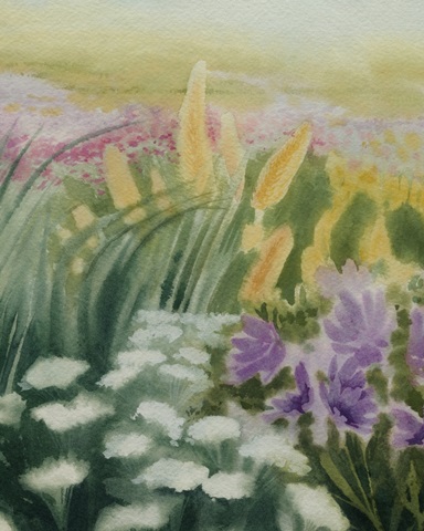 Bleeding Wildflower Garden I