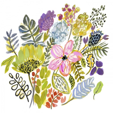 Colorful Floral Bouquet I