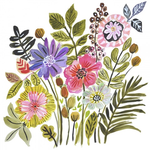 Colorful Floral Bouquet II