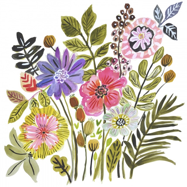 Colorful Floral Bouquet II