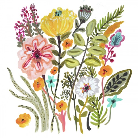 Colorful Floral Bouquet VI