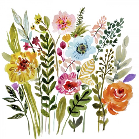 Colorful Floral Bouquet VIII