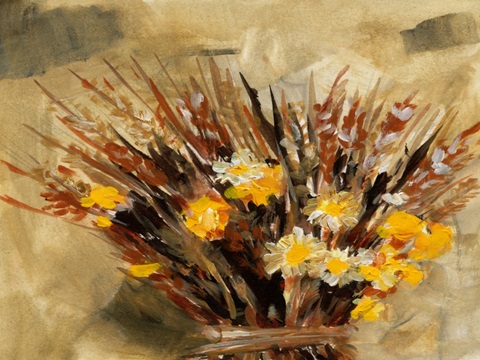 Crimson & Yellow Ochre Offering I
