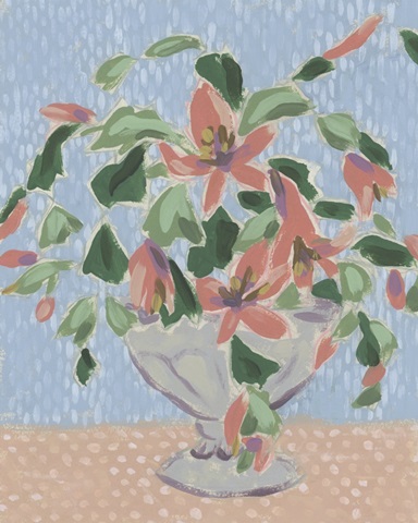 Quirky Christmas Cactus I