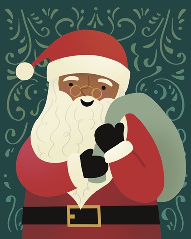 Happy Santa Illustration ll