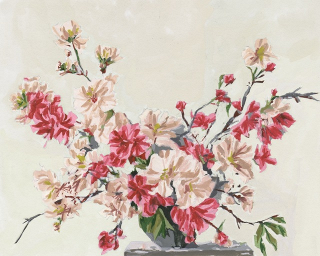 Leaning Petals I
