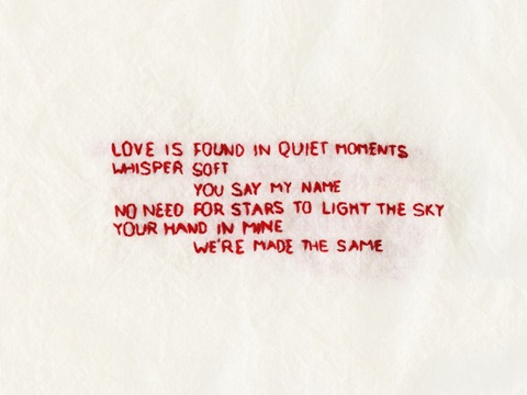 Stitched Love Poem l
