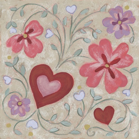 Flirty Folk Floral I