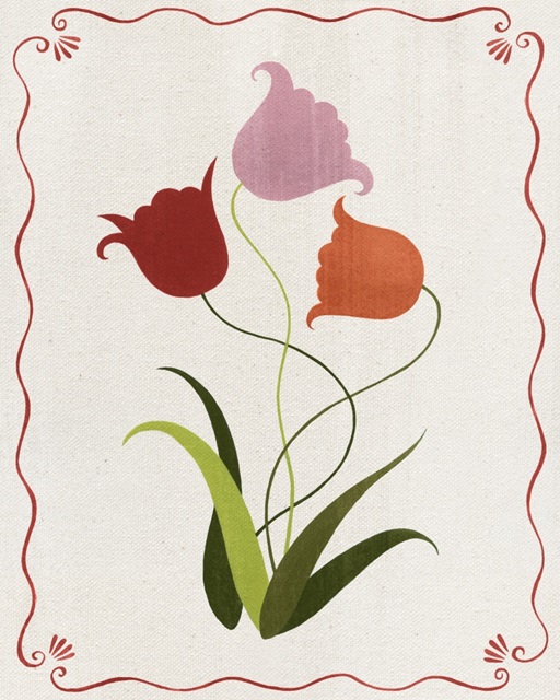 Braided Tulips I