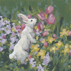Spring Rabbit Meadow I