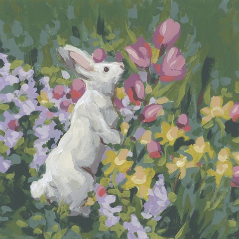 Spring Rabbit Meadow I