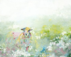 Sheep in the Flowers I