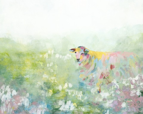 Sheep in the Flowers II