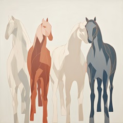 Abstract Equines Collection 69