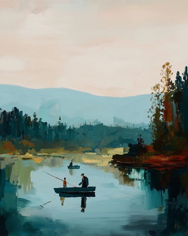 Morning on The Lake II