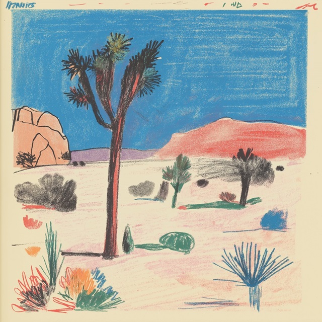 Colored Pencil Desert I