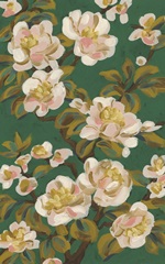 Blossom Branch on Green II