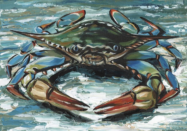 Custom Blue Palette Crab II